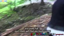 Скриншот #1 Прогулка о лесу закончилась нежным ллебийским сексом